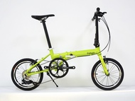 FNHON KA1618 SP8 Folding Bicycle 16 Inch Single Disk 9 Speed 18 Speed Folding Bike Suitable for Urba