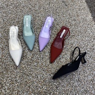 JK3 Mid-Heel Pointed Toe Shoes - Comfortable & Stylish Slender Design