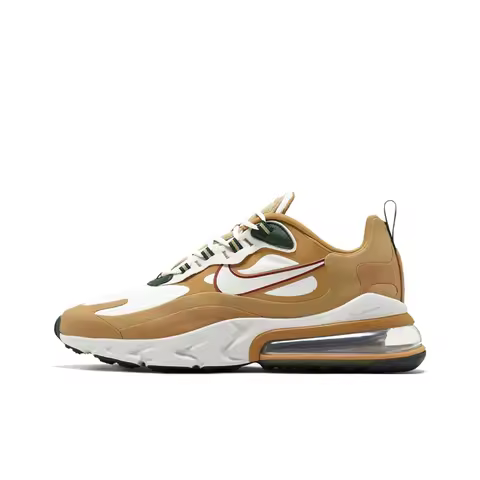 Nike Air Max 270 Running Shoes Men's Low Top White/Wheat AO4971-700