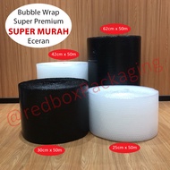Super Premium Bubble Wrap 5m Thick Ecaran/ 10m x 30cm_40cm_60cm Black & Clear/