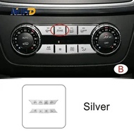 Car Center Console Air Conditioning Panel Buttons Decoration Stickers Cover For Mercedes-Benz ML GL 