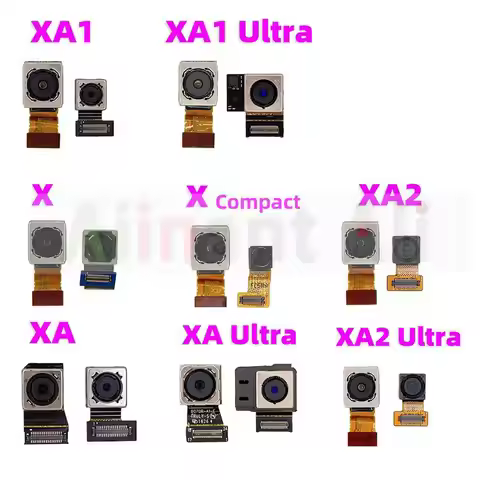 AiinAnt Big Rear Main Back Camera Flex Cable For Sony Xperia X XA XA1 XA2 Ultra Compact Small Front 