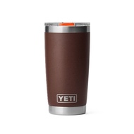 YETI RAMBLER 20 OZ TUMBLER WETLANDS BROWN