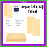1 Pak Amplop Coklat Gaji/Amplop Coklat Cabinet/Amplop Coklat Uang isi 100 Pcs