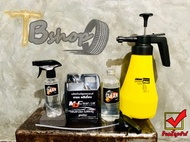 โฟมสลายคราบ โฟมล้างรถ MD Clean Car ขนาด1 ลิตร สูตรใหม่ล่าสุด แบบไม่ต้องถู+ ถังฉีดโฟม Snowman ขนาด 1.