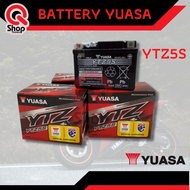 YUASA ยัวซ่า แบตเตอรี่แห้งมอเตอร์ไซค์ รุ่น YTZ5S เบอร์ 5 (12V5AH)/แบตเตอรี่แท้ติดรถ/แบตเตอรี่แท้ราคาถูก
