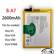 2600mAh Replacement battery B-A7 Battery For VIVO V3 V3A V3MA V3D battery replacement