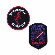 My Chemical Romance MCR Embroidery Patch Laken Material Emo Rock Band Emblem Jacket Bag Hat Patch