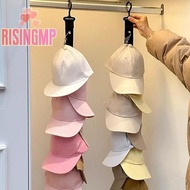 [risingmpS] Baseball Cap Storage Organizer With Eight Clips Wall Mounted Cap Holder Closet Storage O