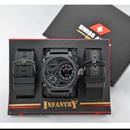 [ TERJAMIN ORIGINAL 100% ] Jam Tangan Pria SWISS ARMY INFANTRY / Watch Man Original / Formal / Sport