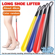 Bling Professional long Shoe Lifter Shoe Horns Plastic Shoe Horn Spoon Shape Shoe horn