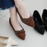 VIORE RUMI FLATSHOES (889-A59) - Women's Flatshoes with Ballet Ribbon Motif, Women's Flat Shoes, Ele