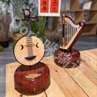 Literary Moon Piano Style Violin Harp Hot-selling Decoration Birthday Gift B & B Music Box Living Ro