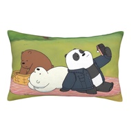 We Bare Bears Pillowcase 16x24 inches super soft plush pillowcase for sofa, sofa, bed with zipper