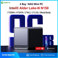AOOSTAR Mini PC with 4 Bay Nas WTR PRO Intel N150 DDR4 16GB RAM 500GB 32G 1T SSD Supports 2.5/3.5 "H