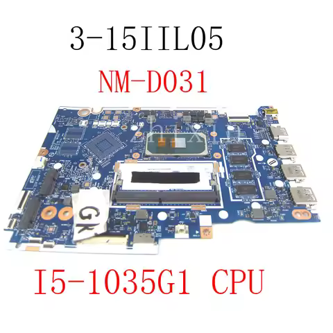For Lenovo Ideapad 3-15IIL05 Laptop Motherboard SRGKF I5-1035G1+4G RAM On Board GS454 GS554 GV450 GV