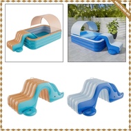 [WhstrongMY] Inflatable Pool Slide, Water Slide, Playground Toy, PVC, Portable, Fun Swimming Pool To