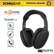 SONICGEAR AIRPHONE 6 RECHARGEABLE BLUETOOTH HEADPHONES WITH MIC | UP TO 10 HOURS PLAYTIME