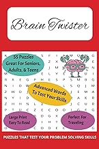 Brain Twister Advanced Word Search Puzzle | Helps To Increase Cognitive Skills | Easy to Read Print 