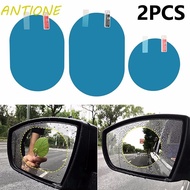 ANTIONE Rearview Mirror Rain Film 2 Pcs Transparent Car Accessories Anti fog For rainy days Car Membrane Car Rearview Mirror Sticker