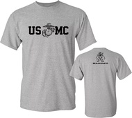 2025 US Marine Corps Bull Dog USMC Military T-Shirt Cotton O-Neck Summer Short Sleeve Casual Mens T-