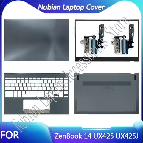 New For ZenBook 14 UX425 UX425J UX425E U4700J LCD Back Cover/Front Bezel/Hinges/Palmrest/Bottom Case