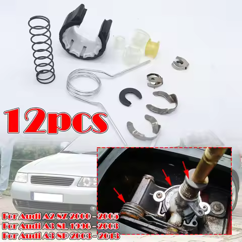 12pcs/SET Complete Set Upgrade Bushing MT Gearbox Rebuild Kit Shifter Lever Adjuster For Audi A2 8Z 