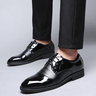 ส่งฟรี💖รองเท้าหนังวัว รองเท้าหนังสีดำ Casual shoes สูทผู้ชาย รองเท้าคัทชู รองเท้าหนัง สีดำ ชุดสูทผู้ชาย รองเท้าเด็กชาย