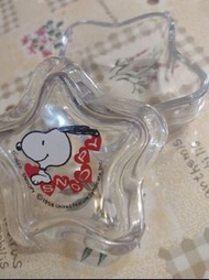 1958  snoopy 史努比 玻璃 首飾 收納盒