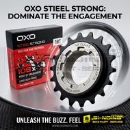 Freewheel Cricket 1 Speed Single Gear OXO 18t Loud Buzz Noise 6 Pawls 108 Clicks