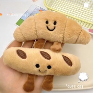 Cute Baguette Croissant Doll Pendant Pendant Cartoon Funny Plush Keychain Bag Backpack Pendant Gift