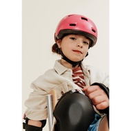 Oxelo ☽✉☋Decathlon Kids' Inline Skates Skateboard Scooter Helmet B100 - Pink