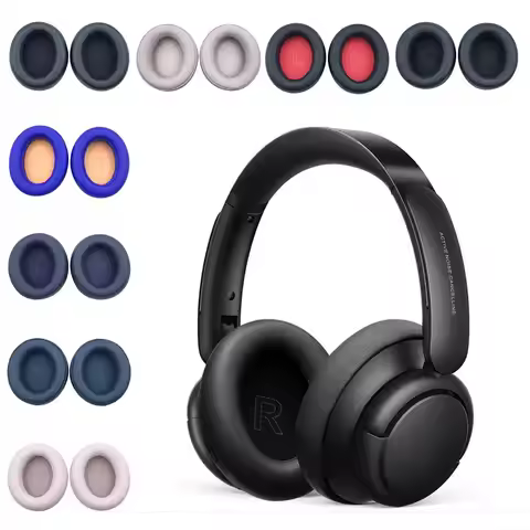 Protein Leather Headset Earmuffs Ear Pads Headphones Accessories Earbuds Cover Ear Cushion for Anker