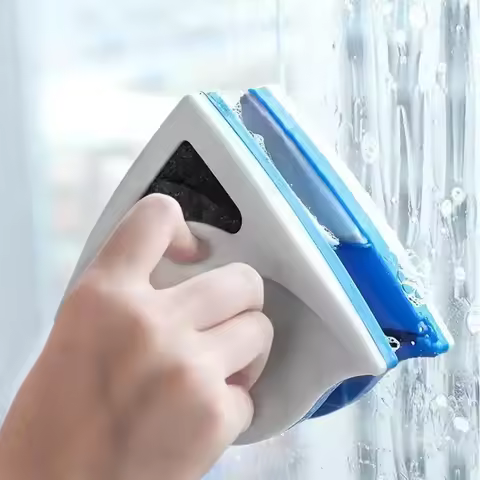 2024 Magnetic Window Cleaner Brush for Washing Windows Wash Home Magnet Household Wiper Cleaner Glas