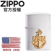 ZIPPO 海軍系列-錨金徽章防風打火機 / 美國設計款