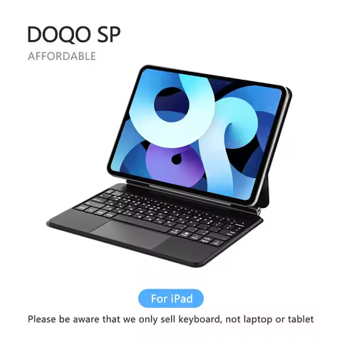 DOQO SP: Magic Keyboard Case Wireless Wite Trackpad Bluetooth For iPad Pro 11inch & iPad Air4 5''10.