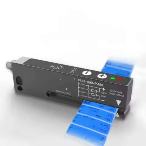 PUD-100N PUD-050N PUD-100NP-M8 NPN PNP PUD-050NP U-shaped Self Adhesive Label Detection Sensor Strip