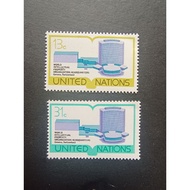 WD84 united nation world intellectual property stamps 2v VF MNH
