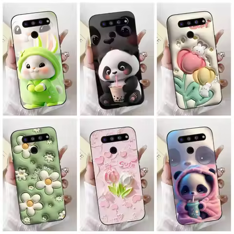 For Lg V50 ThinQ 5G Case LM-V500N Unique Cartoon Cover For LG V50s Thing Soft TPU Phone Case For LG 