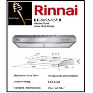 Rinnai-RH-S65A-SSVR-Slim-Cooker-Hood| Local Singapore Warranty | Express Free Home Delivery