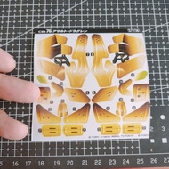 Cutting sticker for crossfight es bdaman dragren