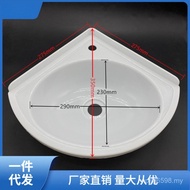 Plastic Wall-Mounted Corner Washbasin Balcony Wall Small Apartment Mini Washbasin Ping Washbasin Tri