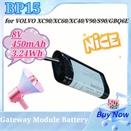 New BP15 31450445 GBQ6E 8V 450mAh 3.24Wh Rechargeable Battery for VOLVO XC90 XC60 XC40 V90 S90 GBQ6E