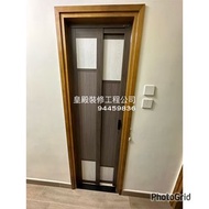 588💎趟摺門.巴士門.摺門.PD門.廁所門.廚房門.趟門.推趟門.趟門.鋁門. 吊趟門. 大門. 房門$2350(包度尺，送貨.仲要包埋安裝）