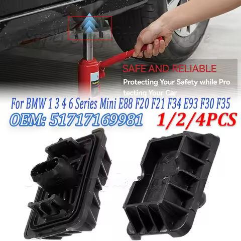 1/2/4 PCS For BMW 1 3 4 6 Series Mini E88 F20 F21 F34 E93 F35 F80 F12 F32 F33 Jack Point Pad Under S