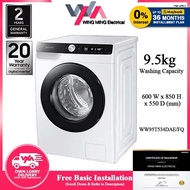 [Free Installation within Klang Valley Area] Samsung 9.5kg Front Load Washer WW95T534DAE/FQ with AI Control WW95T534DAE Washing Machine