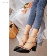 ❉HEUS Bellstud Heels (Ready Stock)