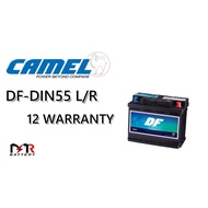 (Installation Provided) CAMEL DF DIN55L/R  | D23 CAR BATTERY BATERI KERATA