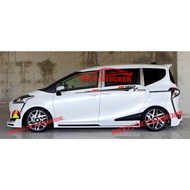 Toyota SIENTA CAR STICKER STICKER STICKER FOR TOYOTA SIENTA CARS