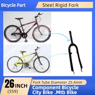 Bicycle Steel Rigid Fork – 26 Inch (559) / Fork Keras Basikal